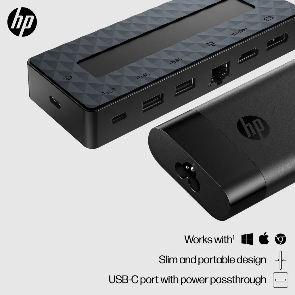 HP UNIVERSAL USB-C HUB AND LAPTOP CHARGER COMBO